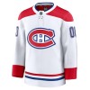 Maillot de Hockey Montreal Canadiens Personnaliser Fanatics Premium 2024-25 Blanc Extérieur - Homme